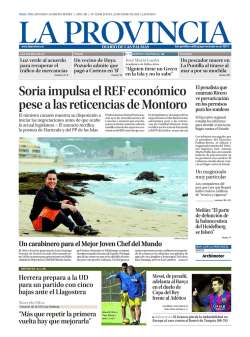 Soria impulsa el REF econ&oacute;mico pese a las