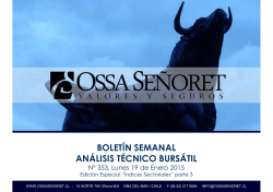 BOLET&Iacute;N SEMANAL AN&Aacute;LISIS T&Eacute;CNICO BURS&Aacute;TIL