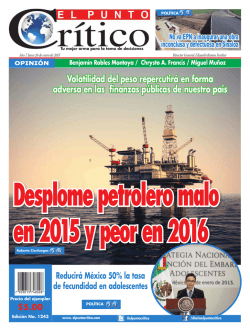 Volatilidad del peso repercutir&aacute; en forma adversa