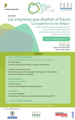 programa de la jornada - Fundaci&oacute;n General CSIC