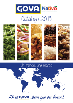 Cat&aacute;logo 2015