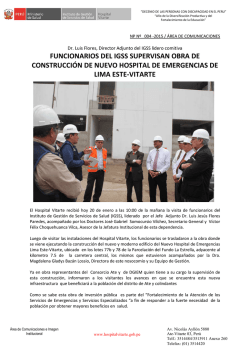 funcionarios del igss supervisan obra de