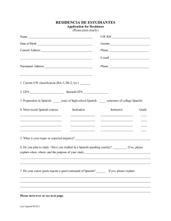 RESIDENCIA DE ESTUDIANTES - Madison