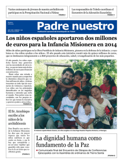 La dignidad humana como fundamento de la Paz