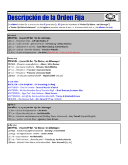 ESPA&Ntilde;OL &ndash; $24.00 (Orden Fija de Liderazgo