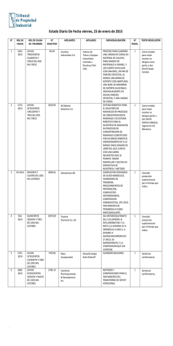 ED 23-01-2015 - Tribunal de Propiedad Industrial