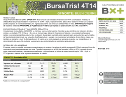 &iexcl;BursaTris! 4T14 - Bolsa Mexicana de Valores