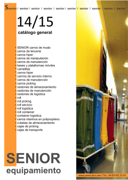 senior - EkipHotel carros de Hotel, Catering, colectividades, Hospital