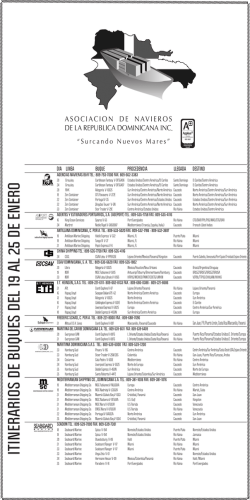 Semana del 19 al 25 de enero