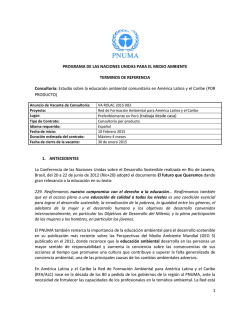 va rolac 2015 003 - Programa de las Naciones Unidas para el