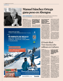 Manuel S&aacute;nchez Ortega gana peso en Abengoa