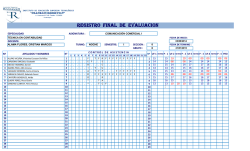 REGISTRO FINAL DE EVALUACION