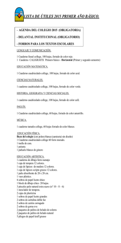 1&ordm; B&aacute;sico - Colegio Laico Valdivia