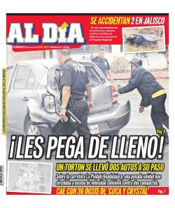 Se accidentan 2 en JaliSco