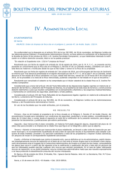 Bolet&iacute;n Oficial del Principado de Asturias