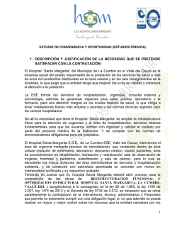 estudios previos interventoria hospital