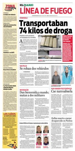 Se roban dos veh&iacute;culos Cae narcoabuela