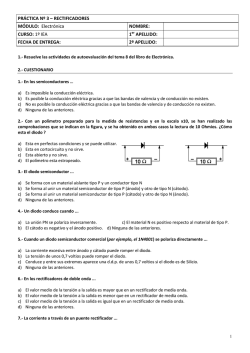 PR&Aacute;CTICA N&ordm; 3. Rectificadores - Blog de Electricidad