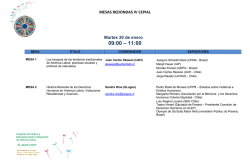 CEPIAL IV 2015 MESAS REDONDAS