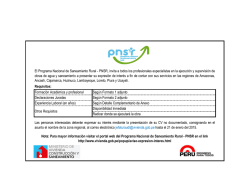 Requisitos: Formaci&oacute;n Acad&eacute;mica y profesional Seg&uacute;n Formato 1