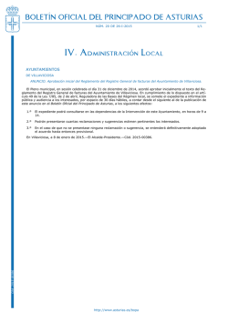 Bolet&iacute;n Oficial del Principado de Asturias