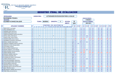 ACTIVIDADES EN EDUCACION PARA LA SALUD