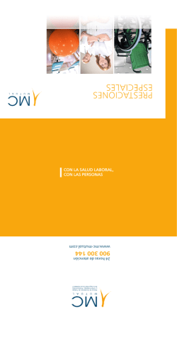 Folleto prestaciones especiales