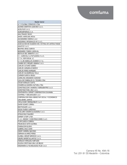 Carrera 45 No. 49A-16 Tel: 251 61 55 Medell&iacute;n - Colombia