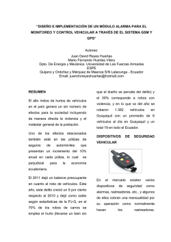 &ldquo;DISE&Ntilde;O E IMPLEMENTACI&Oacute;N DE UN M&Oacute;DULO ALARMA PARA