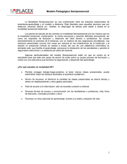 Modelo Pedag&oacute;gico Semipresencial