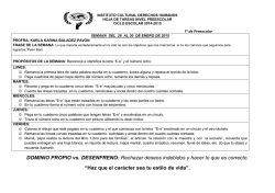 Tareas de NORMALES - Instituto Cultural Derechos Humanos