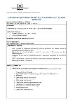 Oficina de Orientaci&oacute;n y Atenci&oacute;n al Estudiante