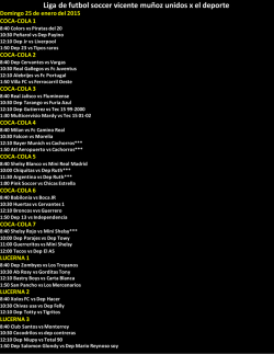 Liga de futbol soccer vicente mu&ntilde;oz unidos x el deporte