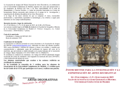 Descarga Programa - Facultad de Geograf&iacute;a e Historia. Universidad