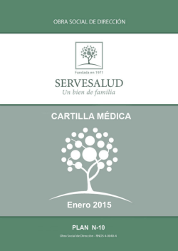 Enero 2015 - Servesalud