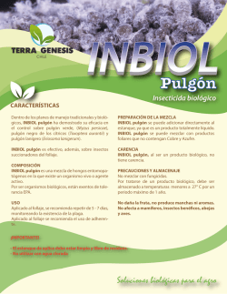 INBIOL pulg&oacute;n - terragenesis.cl