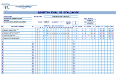 REGISTRO FINAL DE EVALUACION