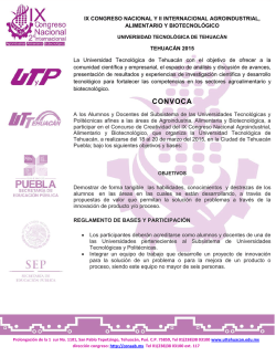Convocatoria de Creatividad