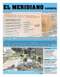 M&aacute;s de 800 vecinos fraccionar&aacute;n sus recibos La