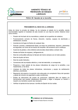 F39 - Revisi&oacute;n de la Carretilla
