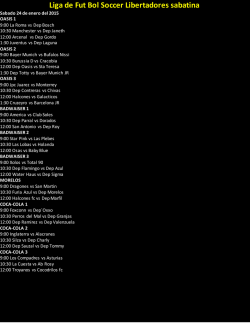 Liga de Fut Bol Soccer Libertadores sabatina