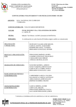 V8- SAB 7 FEBRERO MA&Ntilde; LIGA NACIONAL1&ordf; JORNADA