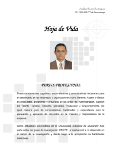 Descargar la hoja de vida de Amilkar Rubio Rodr&iacute;guez Tipo de