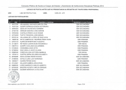 postulantes observados