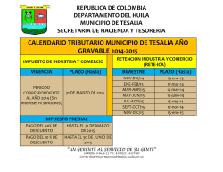 Descargar Calendario Tributario 2014 - 2015Tipo de archivo