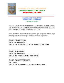 REPUBLICA DE COLOMBIA