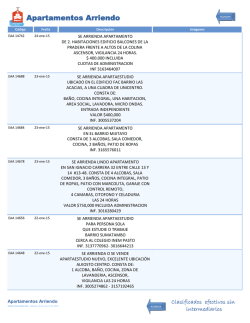 Apartamentos Arriendo