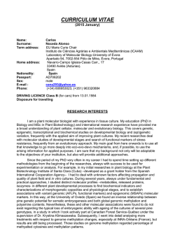 Carlos Noceda - Centro de Investigaciones Biotecnol&oacute;gicas del