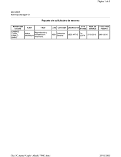 Reporte de solicitudes de reserva P&aacute;gina 1 de 1 29/01/2015 file:///C