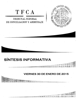 PAG - Tribunal Federal de Conciliaci&oacute;n y Arbitraje